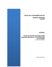 2015 - Strategic Review - Ecuador